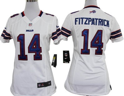 Nike Women's NFL Buffalo Bills 14 Ryan Fitzpatrick Game Jersey in White